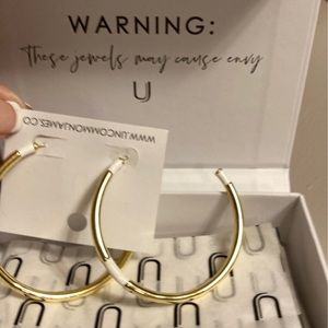 Uncommon James open ended hoops.